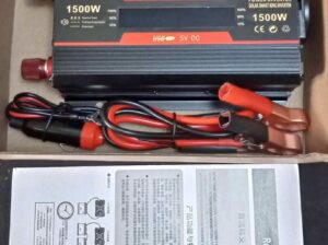 Convertisseur onduleur 12v-220v 1500w.