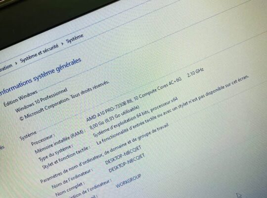 ORDINATEUR HP