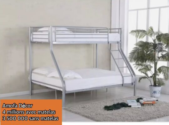 Lit superposé pour enfants disponible à matoto cor